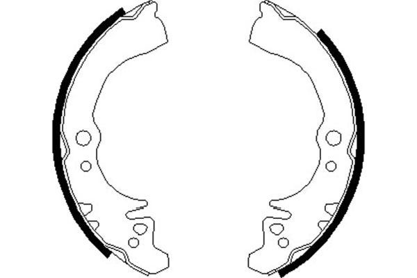 KAVO PARTS Комплект тормозных колодок BS-1905